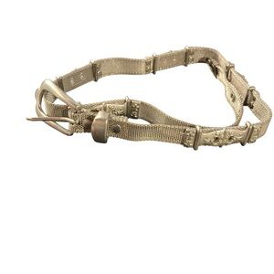 VINTAGE Silver Mesh‎ Ornate Belt CC-145A – 35" Adjustable Waist